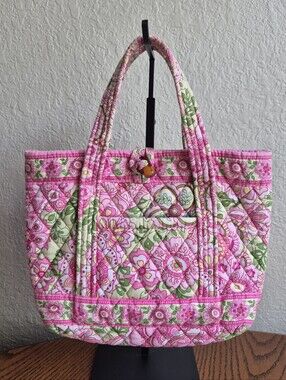 Vera Bradley Petal Pink Small Toggle Tote Handbag